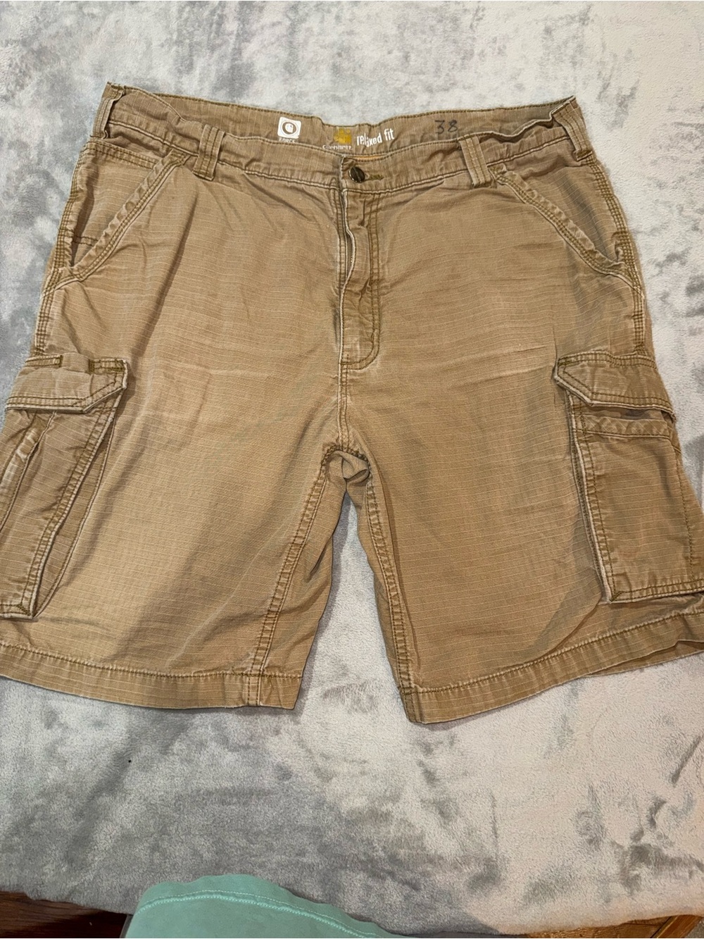 Carhartt Men's Cargo Shorts in Khaki Brown